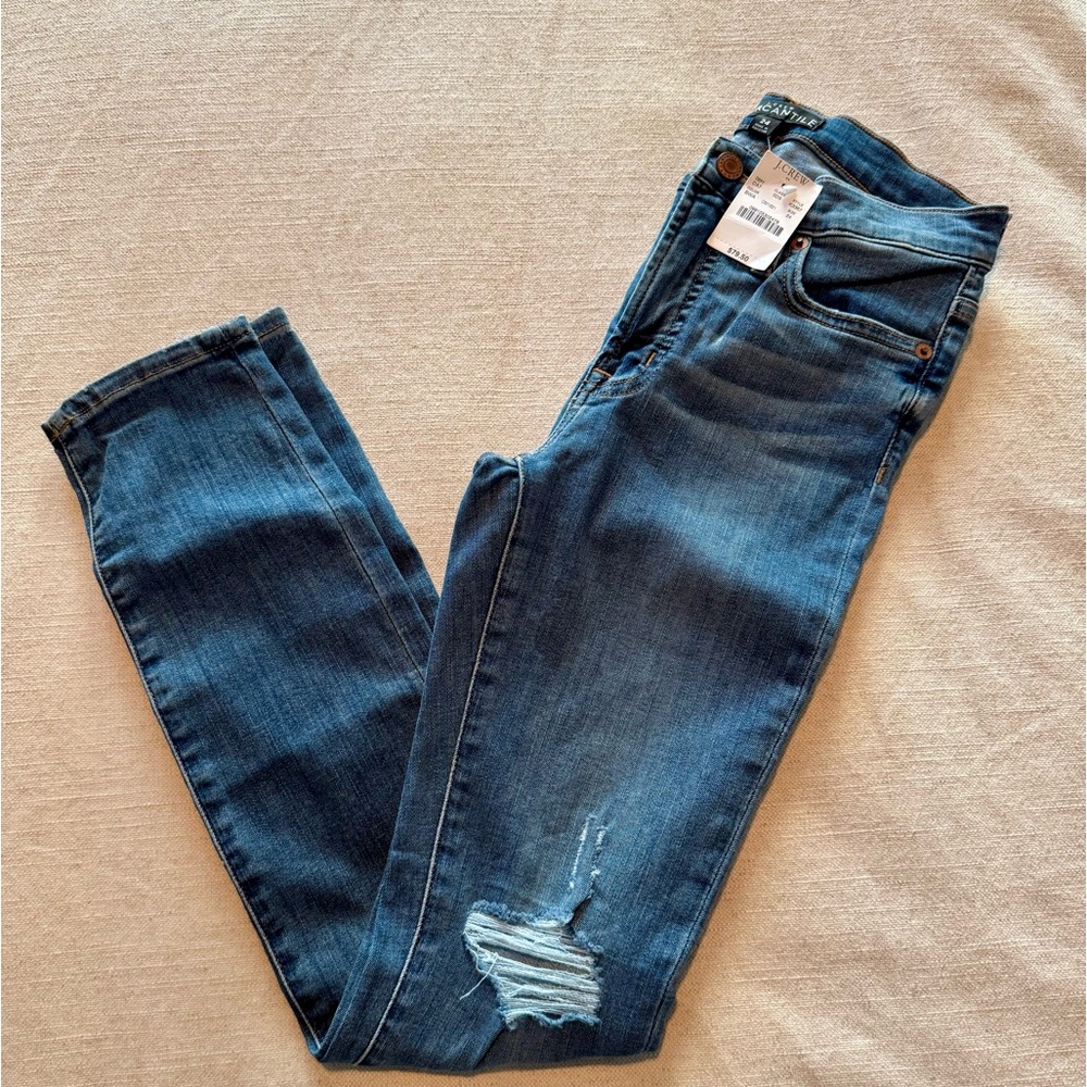 Jcrew women high rise skinny jeans size 00(24) 27”inseam